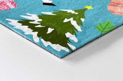 Wycieraczka pod drzwi Mikołaj Bałwan Święta