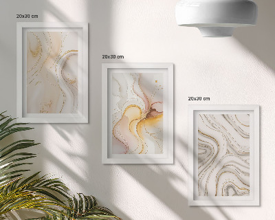 Conjunto de molduras com imagens Padrões abstratos e aconchegantes, motivos elegantes