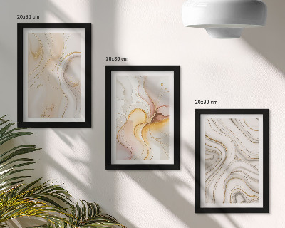 Conjunto de molduras com imagens Padrões abstratos e aconchegantes, motivos elegantes