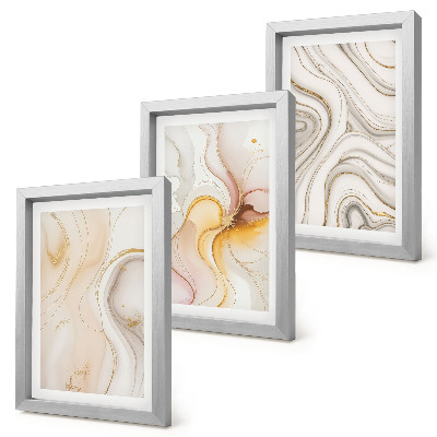 Conjunto de molduras com imagens Padrões abstratos e aconchegantes, motivos elegantes