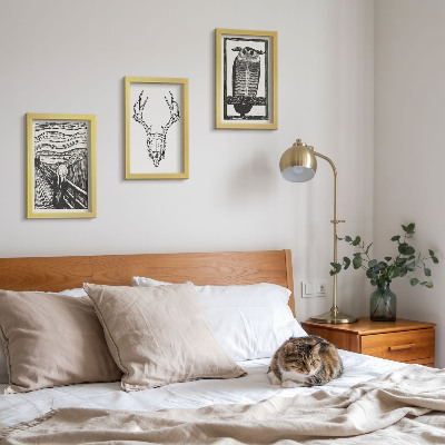 Conjunto de molduras com imagens Inspirado na imagem do filme 