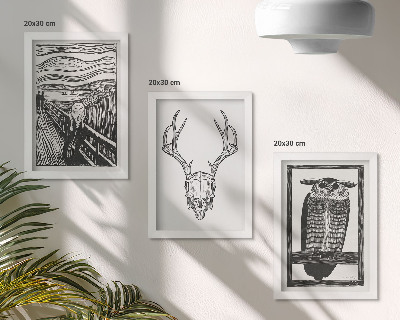 Conjunto de molduras com imagens Inspirado na imagem do filme 