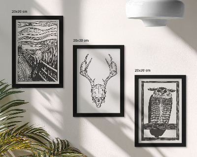 Conjunto de molduras com imagens Inspirado na imagem do filme 