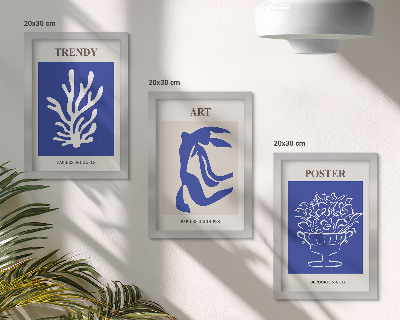 Conjunto de molduras com imagens Pôsteres de Arte Abstrata de Henri Matisse