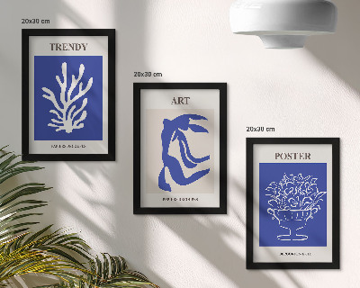 Conjunto de molduras com imagens Pôsteres de Arte Abstrata de Henri Matisse