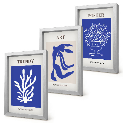 Conjunto de molduras com imagens Pôsteres de Arte Abstrata de Henri Matisse