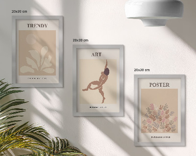 Conjunto de molduras com imagens Formas e figuras abstratas de Henri Matisse