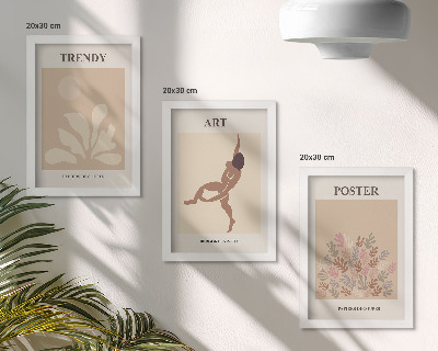Conjunto de molduras com imagens Formas e figuras abstratas de Henri Matisse