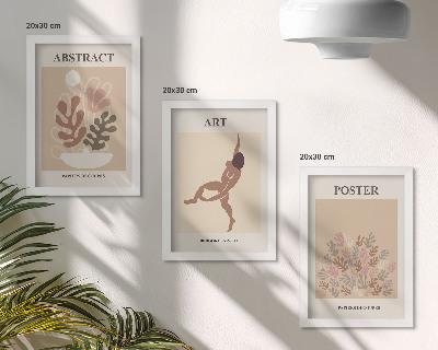 Conjunto de molduras com imagens Composições abstratas elegantes de Henri Matisse