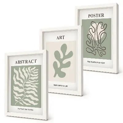 Conjunto de quadros com artes de Henri Matisse estampas florais