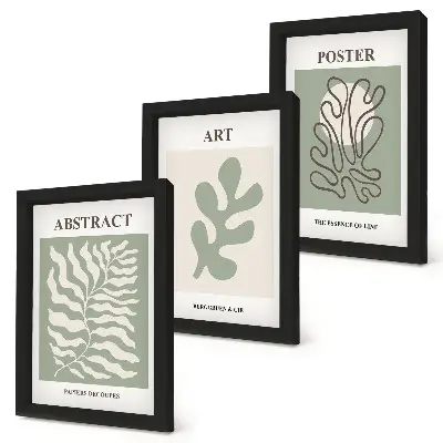 Conjunto de quadros com artes de Henri Matisse estampas florais