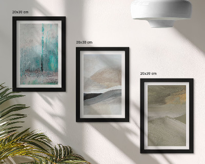 Conjunto de molduras com imagens Decorações minimalistas abstratas pintadas