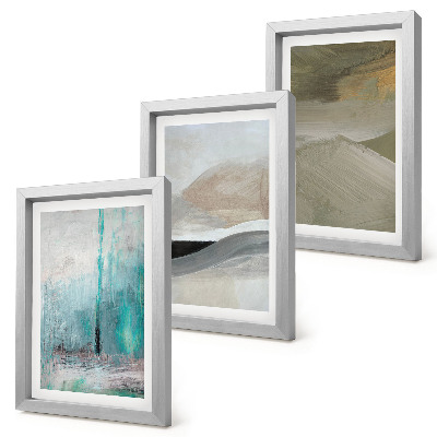 Conjunto de molduras com imagens Decorações minimalistas abstratas pintadas