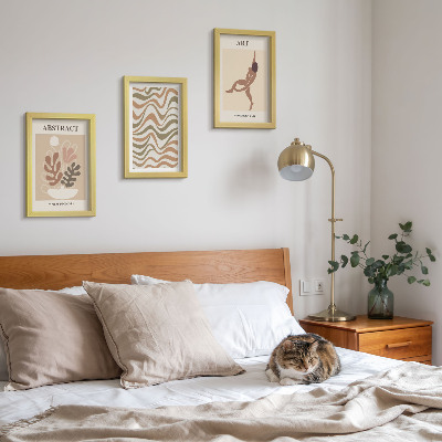 Conjunto de molduras com imagens Formas e padrões abstratos boêmios de Matisse