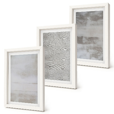 Conjunto de molduras com imagens Estruturas de textura modernas em estilo minimalista