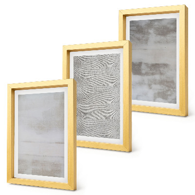 Conjunto de molduras com imagens Estruturas de textura modernas em estilo minimalista