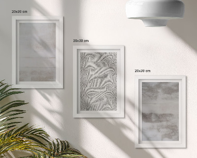 Conjunto de molduras com imagens Estruturas de textura modernas em estilo minimalista