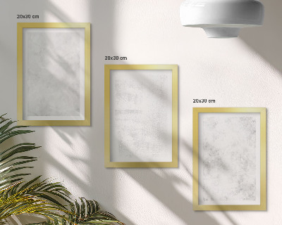 Conjunto de 3 quadros decorativos Pontos brancos em fundos minimalistas de tela