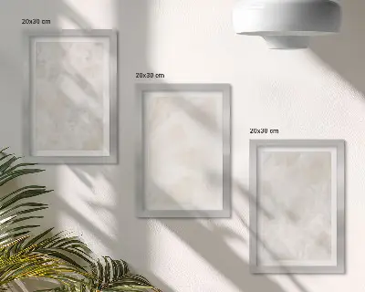 Conjunto de molduras com imagens estruturas de pedra em mármore branco tons pastel