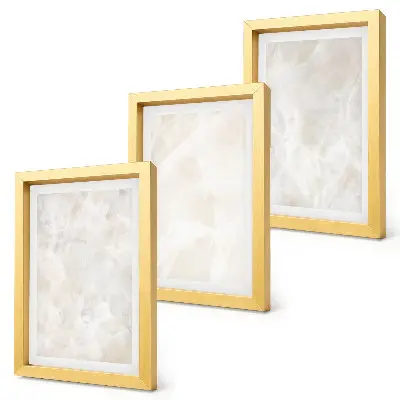 Conjunto de molduras com imagens estruturas de pedra em mármore branco tons pastel