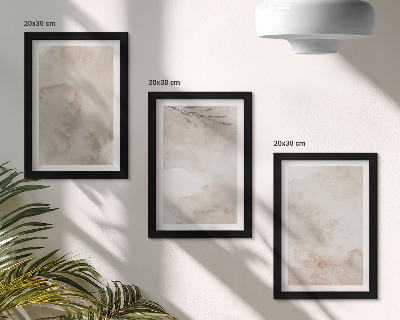 Conjunto de molduras com imagens Textura de tinta aquarela derramada em estilo boho