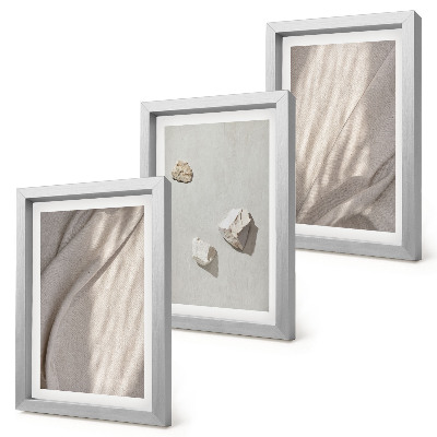Tríptico com moldura Detalhes de estruturas modernas em estilo boho