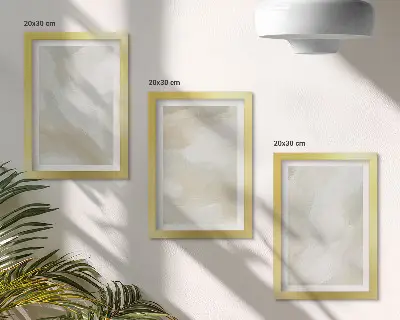 Conjunto de quadros com imagens traços de textura de tinta em estilo minimalista