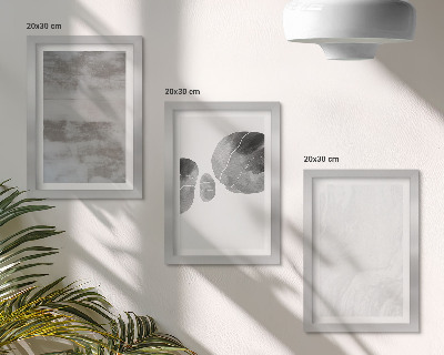 Conjunto de molduras com imagens Formas e estruturas abstratas em estilo moderno