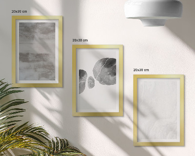 Conjunto de molduras com imagens Formas e estruturas abstratas em estilo moderno
