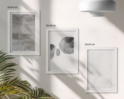 Conjunto de molduras com imagens Formas e estruturas abstratas em estilo moderno