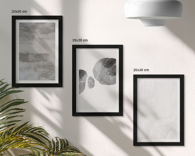 Conjunto de molduras com imagens Formas e estruturas abstratas em estilo moderno
