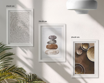 Conjunto de molduras com imagens Texturas na arte do design moderno