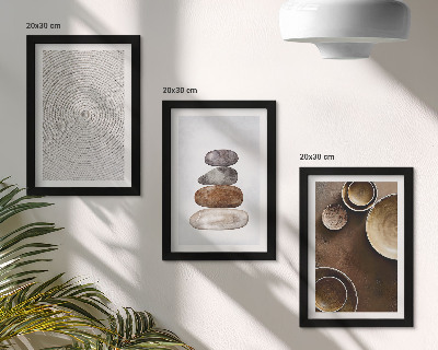 Conjunto de molduras com imagens Texturas na arte do design moderno