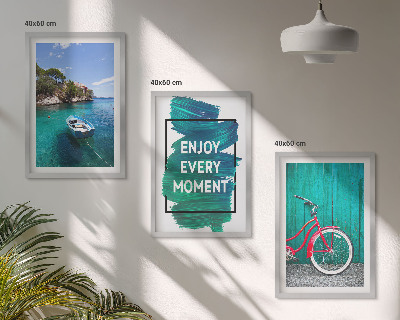 Conjunto de quadros para sala de estar Inspiração para bicicletas em barcos marítimos