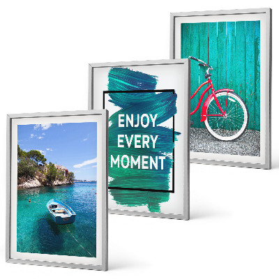Conjunto de quadros para sala de estar Inspiração para bicicletas em barcos marítimos