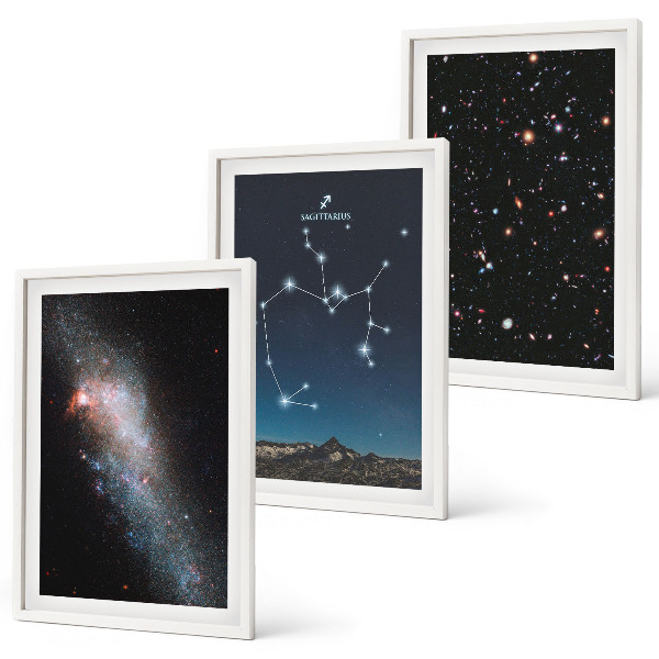 Composição de quadros moderna Galáxias, constelações, espaço, Sagitário