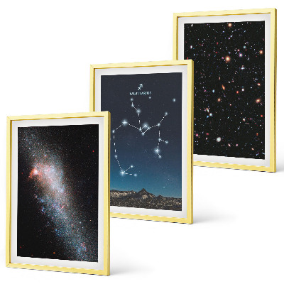 Composição de quadros moderna Galáxias, constelações, espaço, Sagitário