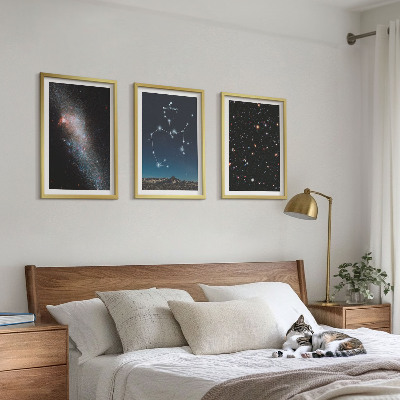 Composição de quadros moderna Galáxias, constelações, espaço, Sagitário