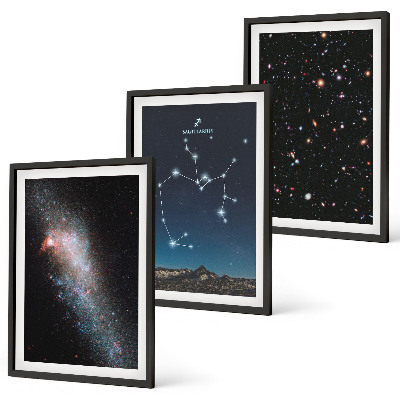 Composição de quadros moderna Galáxias, constelações, espaço, Sagitário