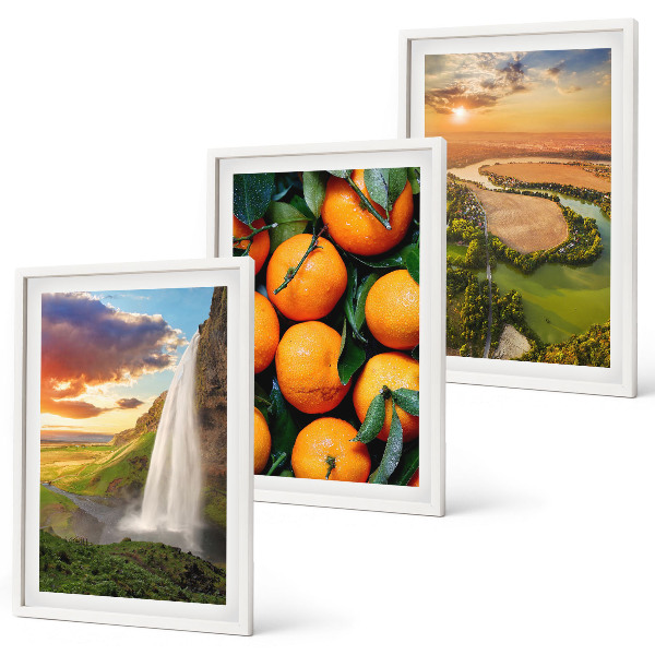 Composição de quadros moderna Cachoeira da Montanha Laranja
