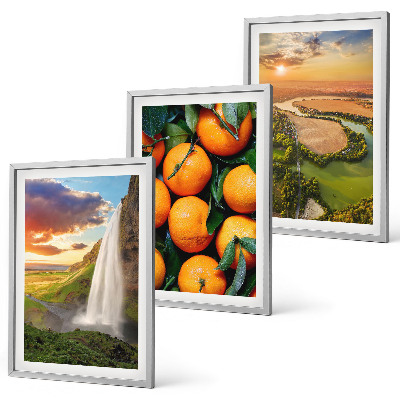 Composição de quadros moderna Cachoeira da Montanha Laranja