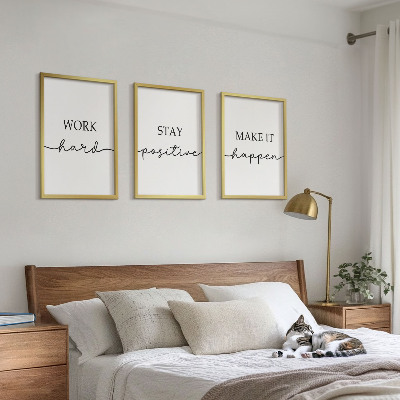 Composição de quadros moderna Inscrições motivacionais minimalistas