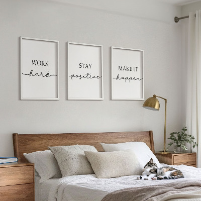 Composição de quadros moderna Inscrições motivacionais minimalistas