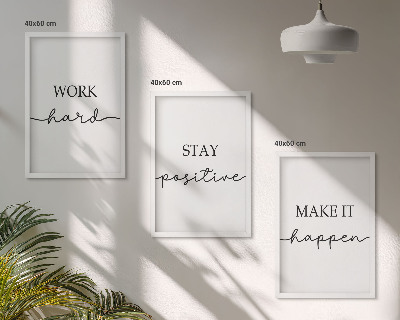 Composição de quadros moderna Inscrições motivacionais minimalistas