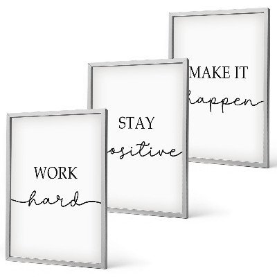 Composição de quadros moderna Inscrições motivacionais minimalistas