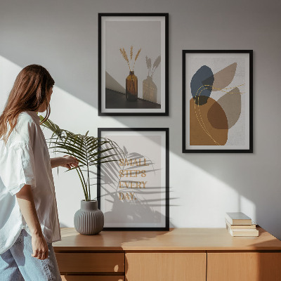 Composição de quadros moderna Conjunto de formas abstratas
