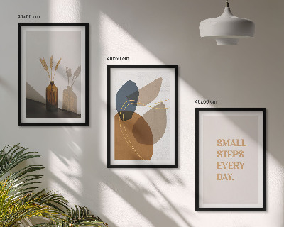 Composição de quadros moderna Conjunto de formas abstratas