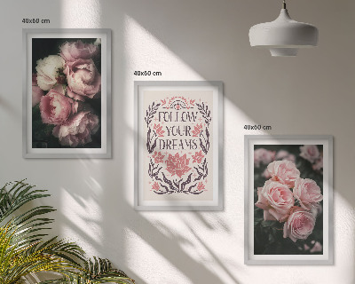 Conjunto de quadros para sala de estar Inscrição 