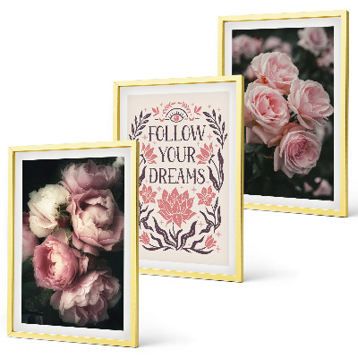 Conjunto de quadros para sala de estar Inscrição 