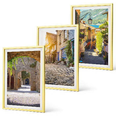 Composição de quadros moderna Ruas de pedra encantadoras